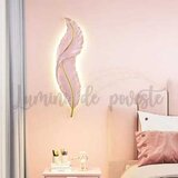 Aplica LED 36W Pink Feather Mini, LED inclus, 1 surse de iluminare, Lumina: Cald, Natural, Rece, Ech